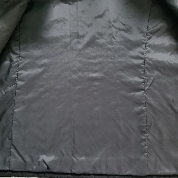 ESPRIT Quilted Jacket with Hood Full Zip Black Size Small - Picture 7 of 10